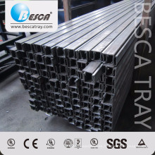 BS1000 41 * 41 Not Punzon Steel Strut Channel Precios de fábrica Listados